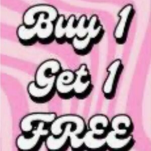 Buy one and get one free equal or less value is free